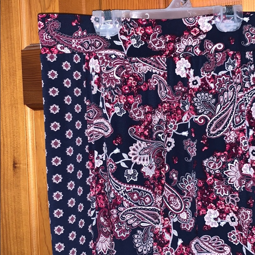 Duo pattern comfy pants